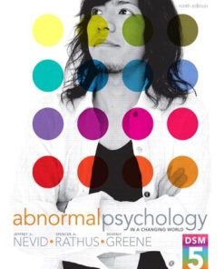 Abnormal Psychology in a Changing World 9th Edition