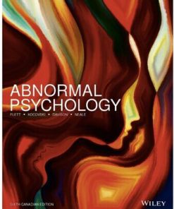 Abnormal Psychology 6th Canadian Edition