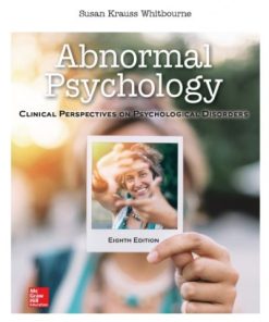 Abnormal Psychology Clinical Perspectives On Psychological Disorders 8th Edition