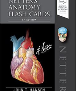 Netters Anatomy Flash Cards