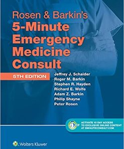 Rosen & Barkins 5 Minute Emergency Medicine Consult 5th Ed