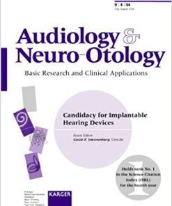 Candidacy for Implantable Hearing Devices Audiology and NeuroOtology
