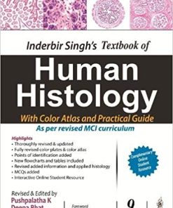 Inderbir Singhs Textbook Of Human Histology With Colour Atlas And Practical Guide
