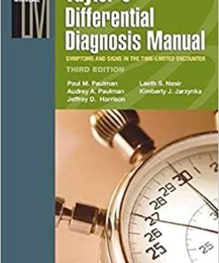 Taylors Differential Diagnosis Manual Symptoms and Signs in the Time Limited Encounter