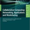 Collaborative Computing Networking Applications and Worksharing 17th EAI International Conference