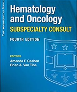 The Washington Manual Hematology and Oncology Subspecialty Consult 4th Ed