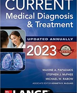 CURRENT Medical Diagnosis and Treatment 2023 62nd Edition