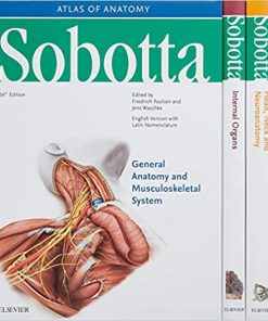 Sobotta Atlas of Anatomy 16th Ed Musculoskeletal System Internal Organs Head Neck and Neuroanatomy 3 Vol Set