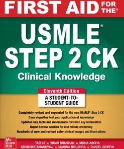First Aid for the USMLE Step 2 CK 11th Edition
