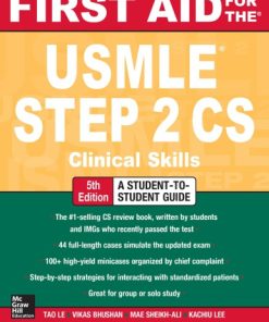 First Aid for the USMLE Step 2 CS Clinical Skills 5th Edition