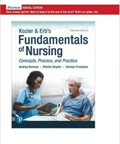 Kozier & Erbs Fundamentals of Nursing Concepts Process and Practice 11th Edition