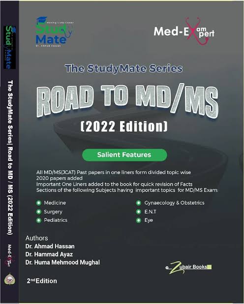 The StudyMate Series Road To MD MS JCAT 2nd Edition By Dr Ahmad Hassan